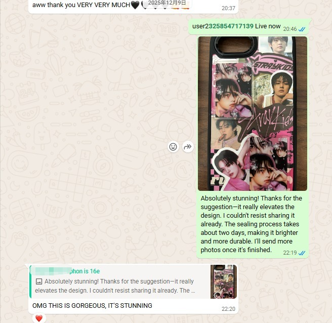 Customer Feedback  Real Custom Orders