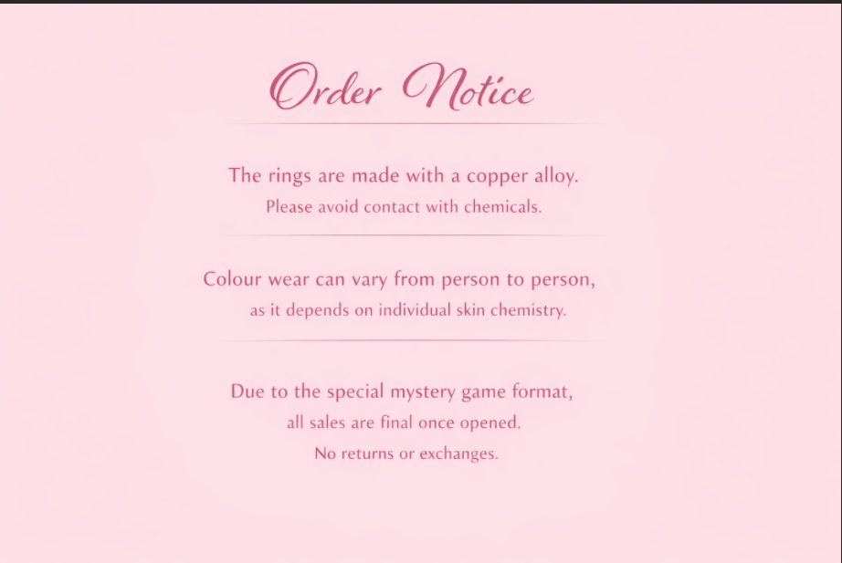 Ring Mystery Bags – Live Only