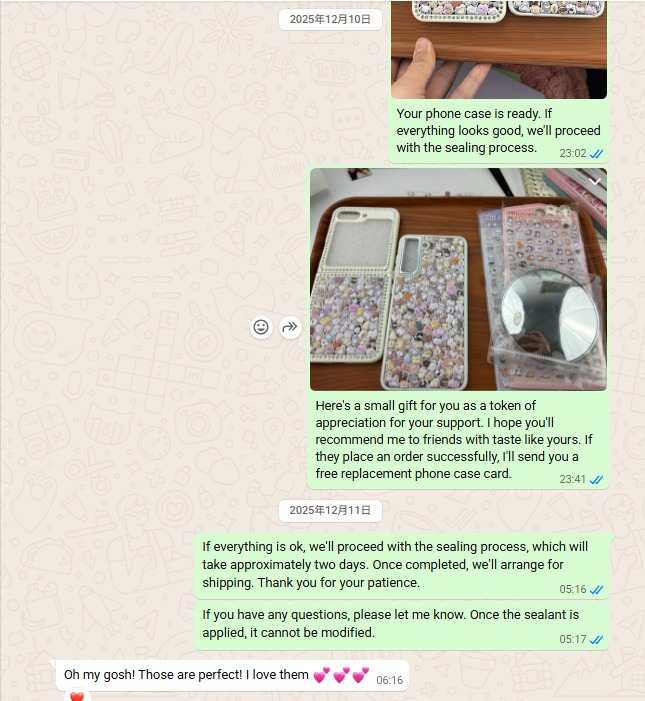 Customer Feedback  Real Custom Orders