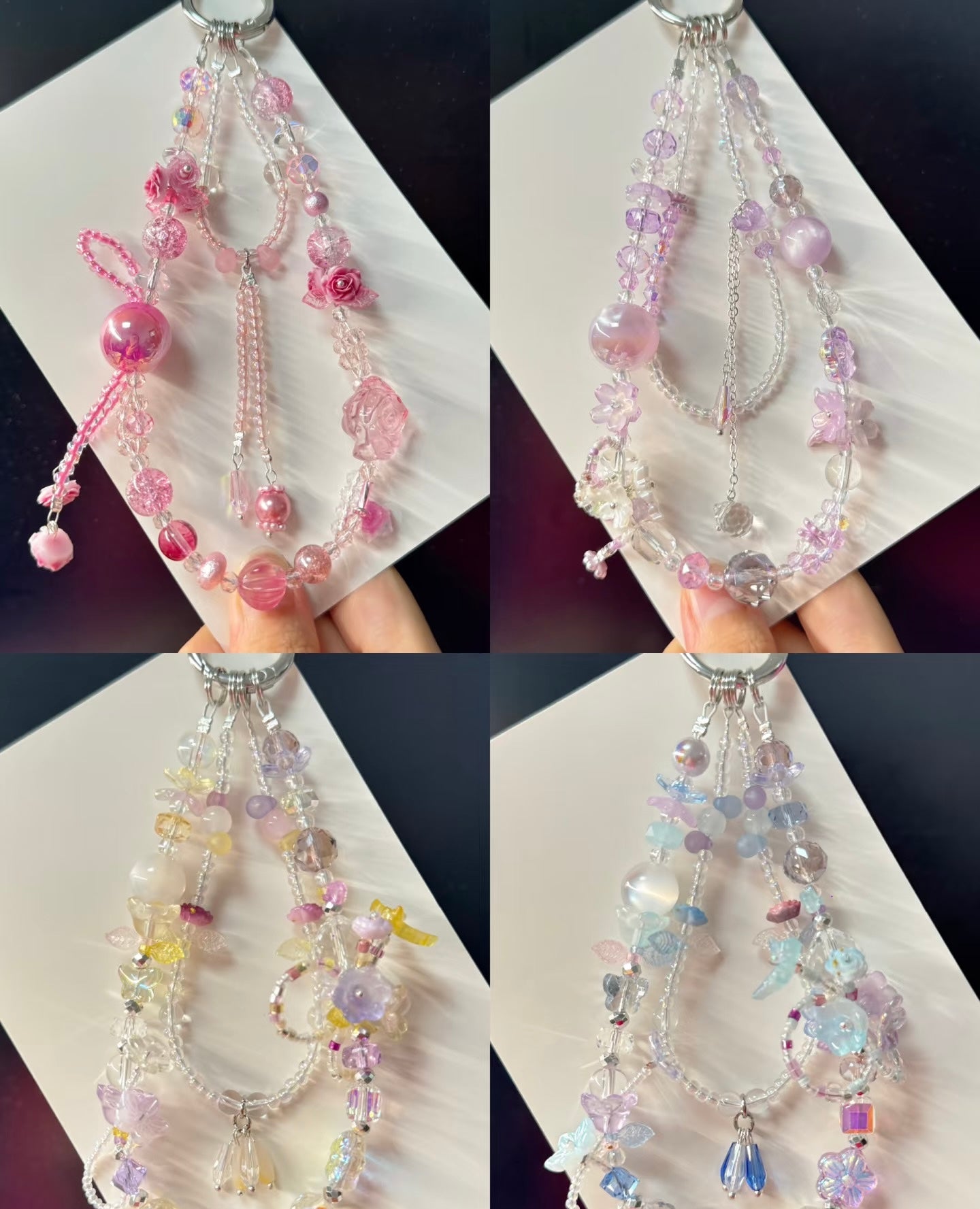 Crystal phone straps and bag chains – Live Only