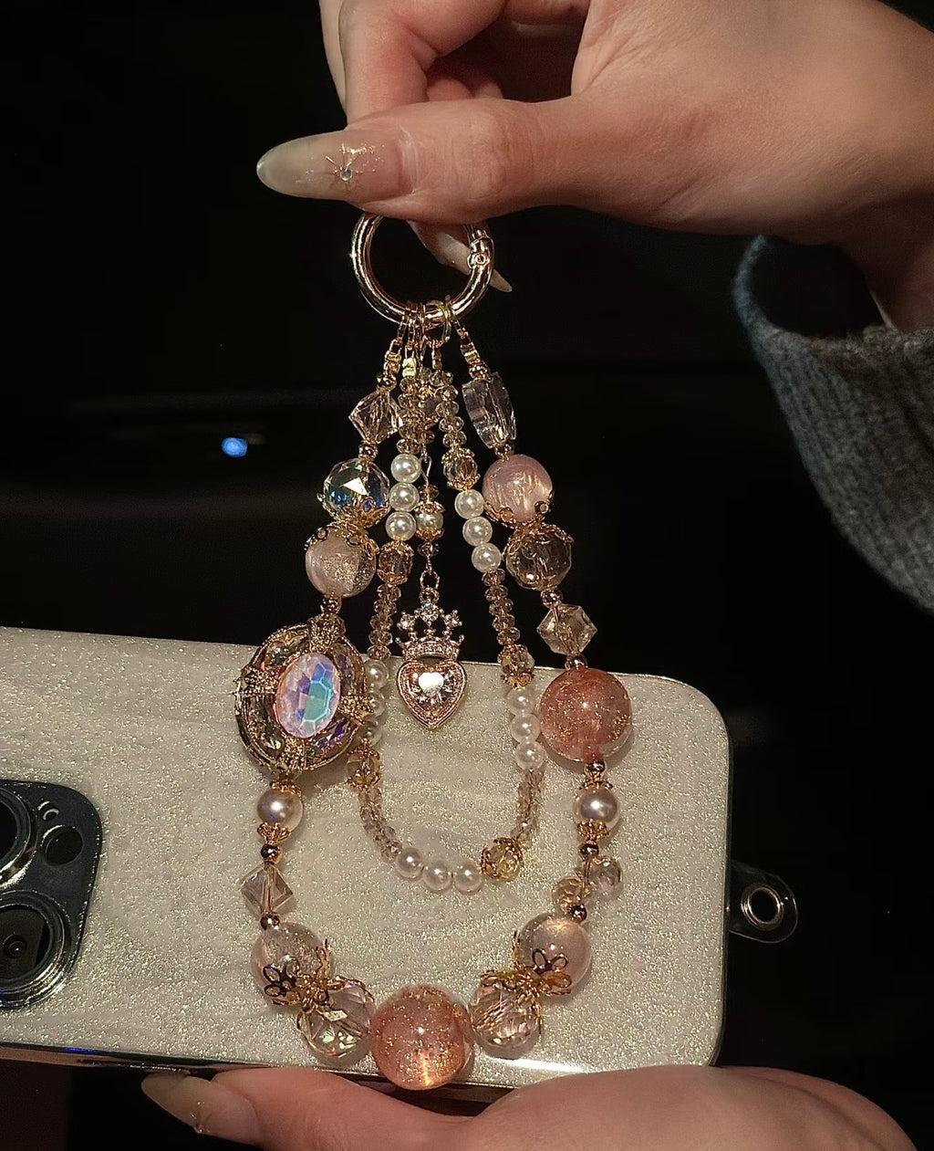 Crystal phone straps and bag chains – Live Only