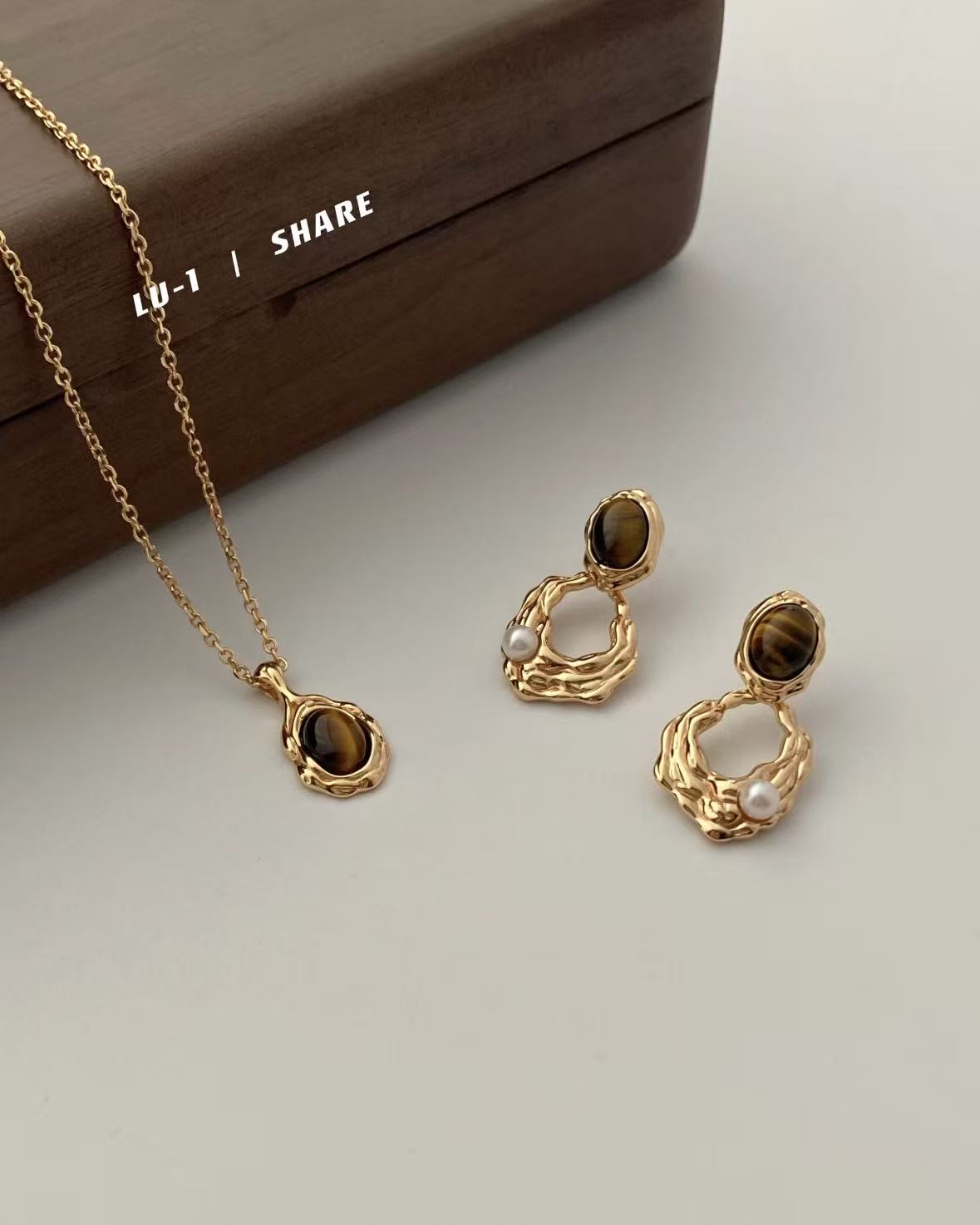 Fashion Jewelry Set: Necklace & Earrings– Live Only