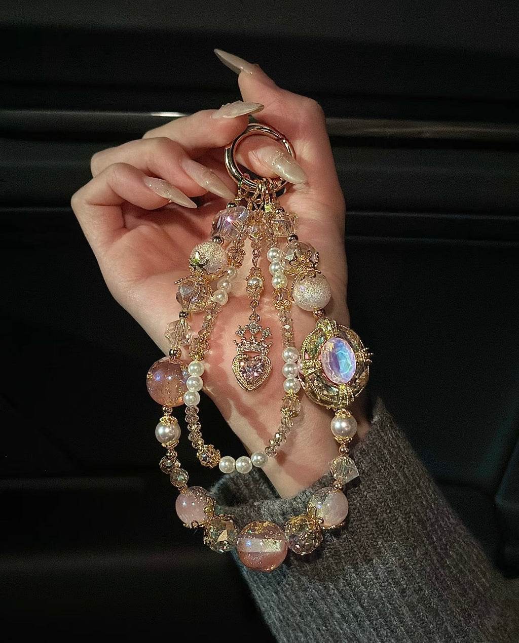 Crystal phone straps and bag chains – Live Only