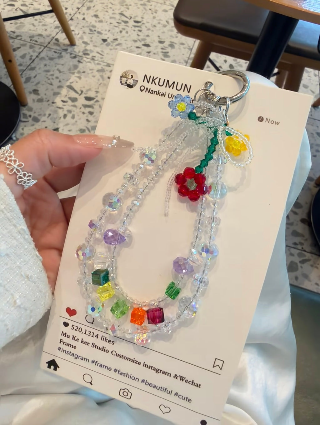 Crystal phone straps and bag chains – Live Only