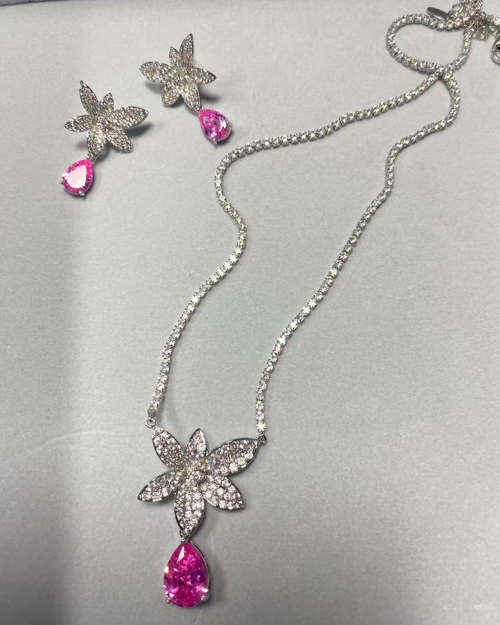 Fashion Jewelry Set: Necklace & Earrings– Live Only