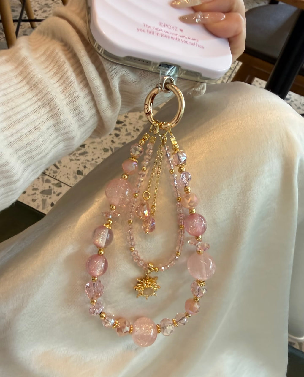 Crystal phone straps and bag chains – Live Only
