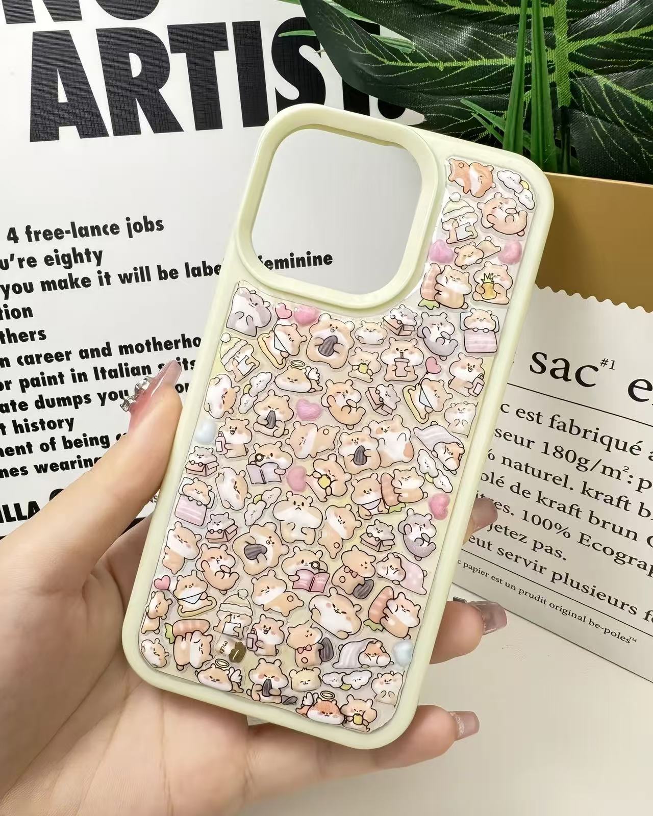 IPHONE: puffy Sticker #19+ Case